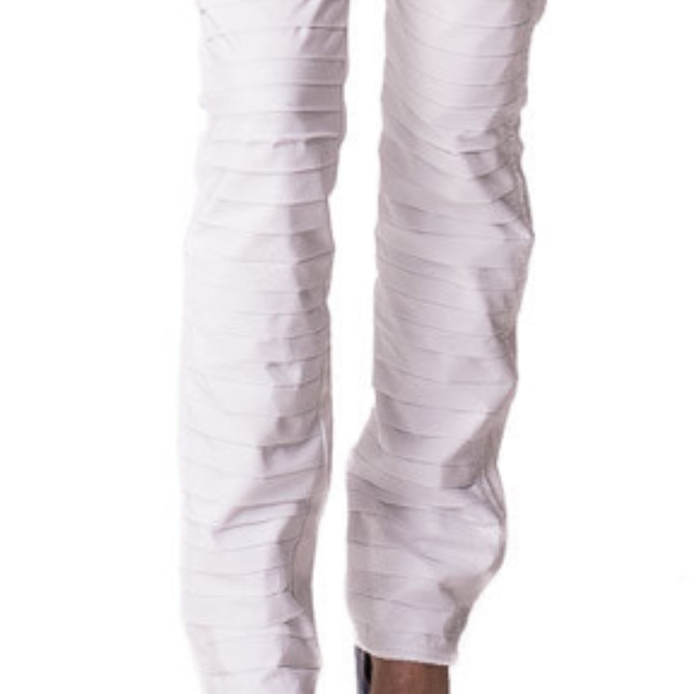 NWT DIESEL BLACK GOLD sz 26 White Pleat Front Jean - Picture 5 of 8